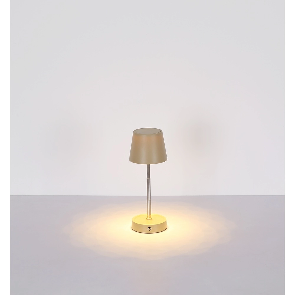 Modern table lamp Carlos Sand Brown Rechargeable Globo 9007371453061