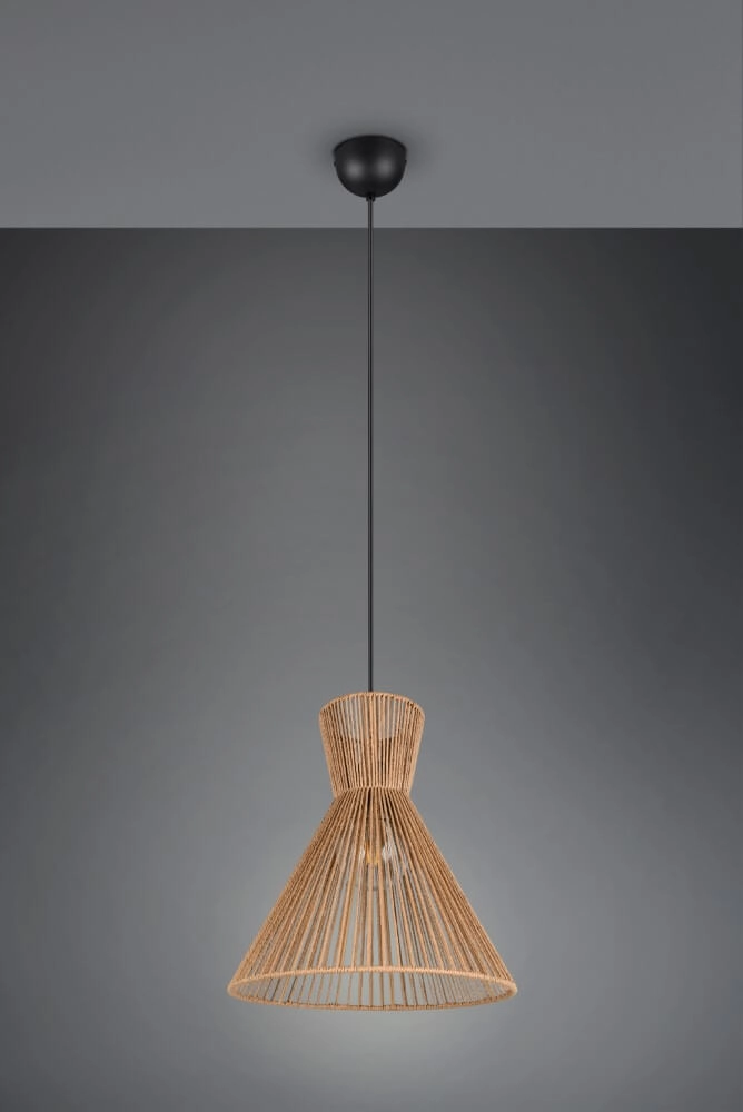 Japandi pendant lamp Rosalie Ø 35cm Trio 4017807637649