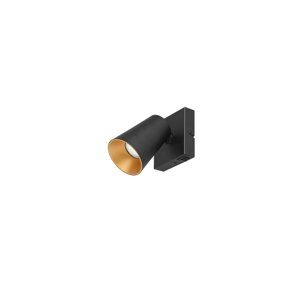 Wall spotlight Sharp Black with switch Trio 4017807627725