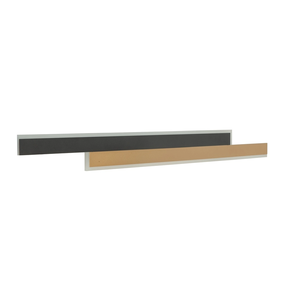 Design wall lamp Florence black with brass