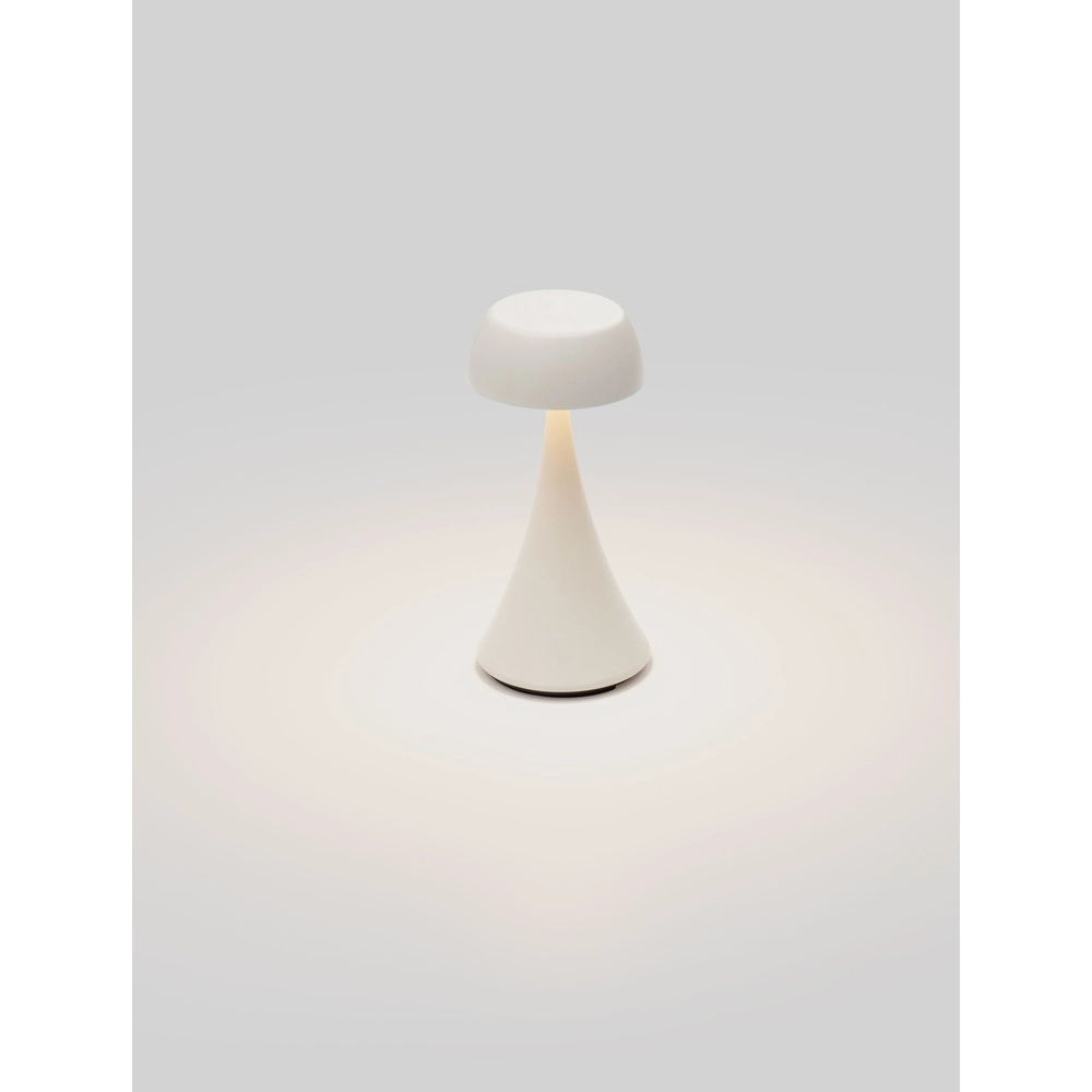 Table lamp Ycro white rechargeable with USB Lyora 5212017476982