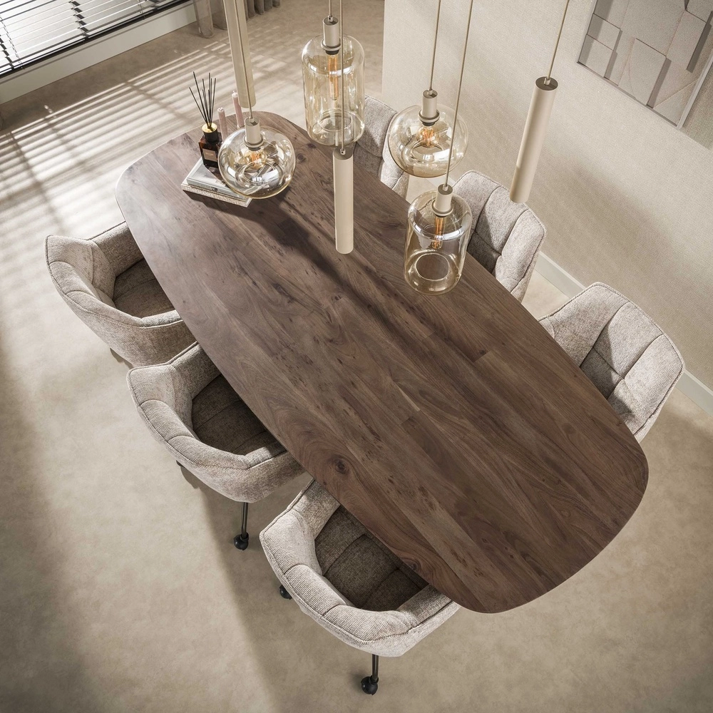 Dining table pendant lamp Serene 7-lights - sand Lyora 8716803510920
