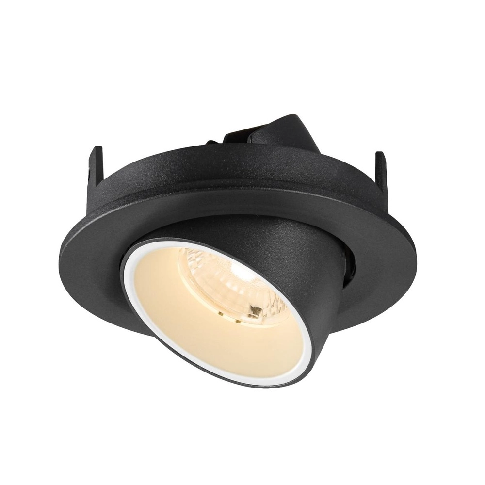 Recessed spotlight Numinos Gimble S black/white 2700K - 40deg SLV 4024163313711