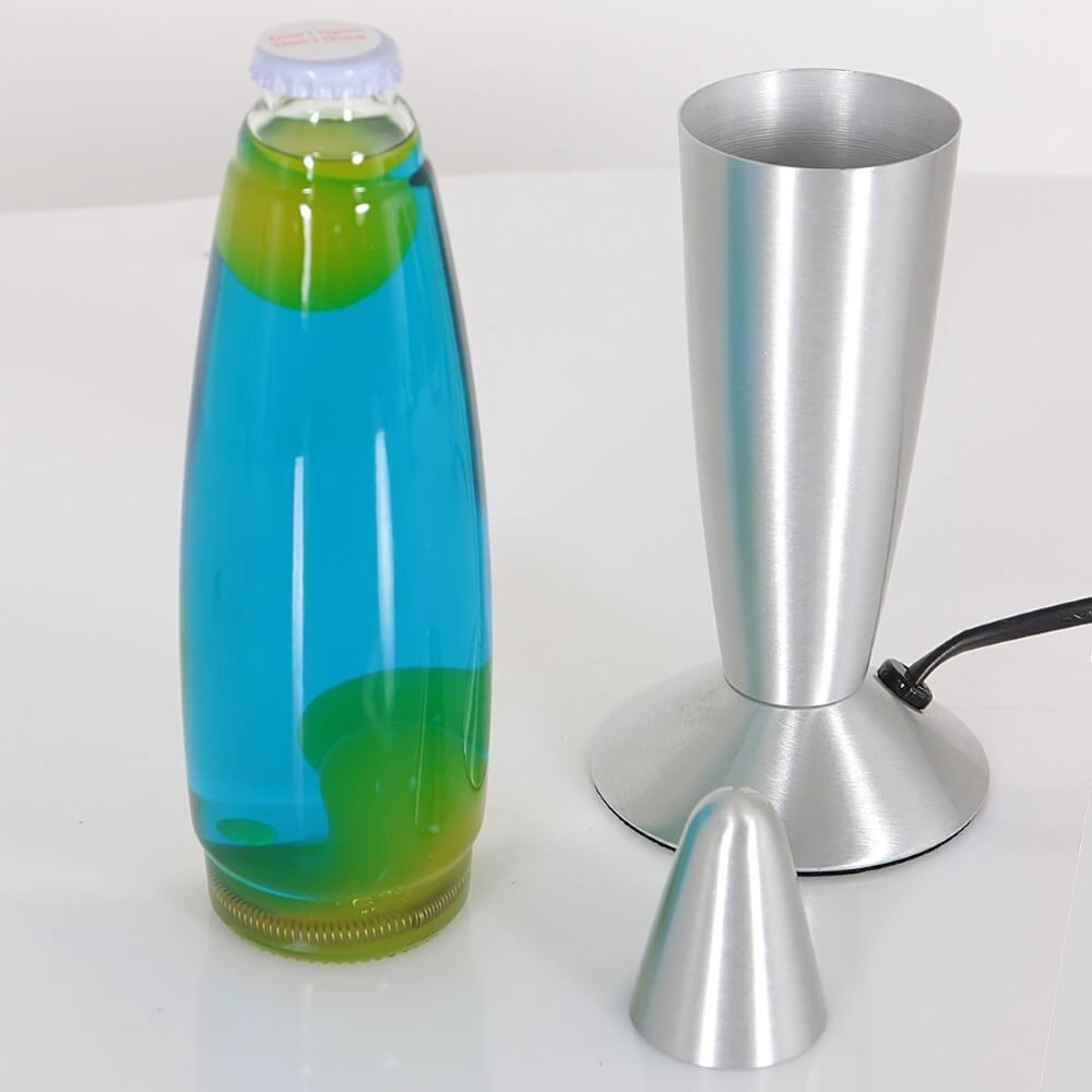 Stainless steel lava lamp Volcan bullet Steinhauer 8712746146998