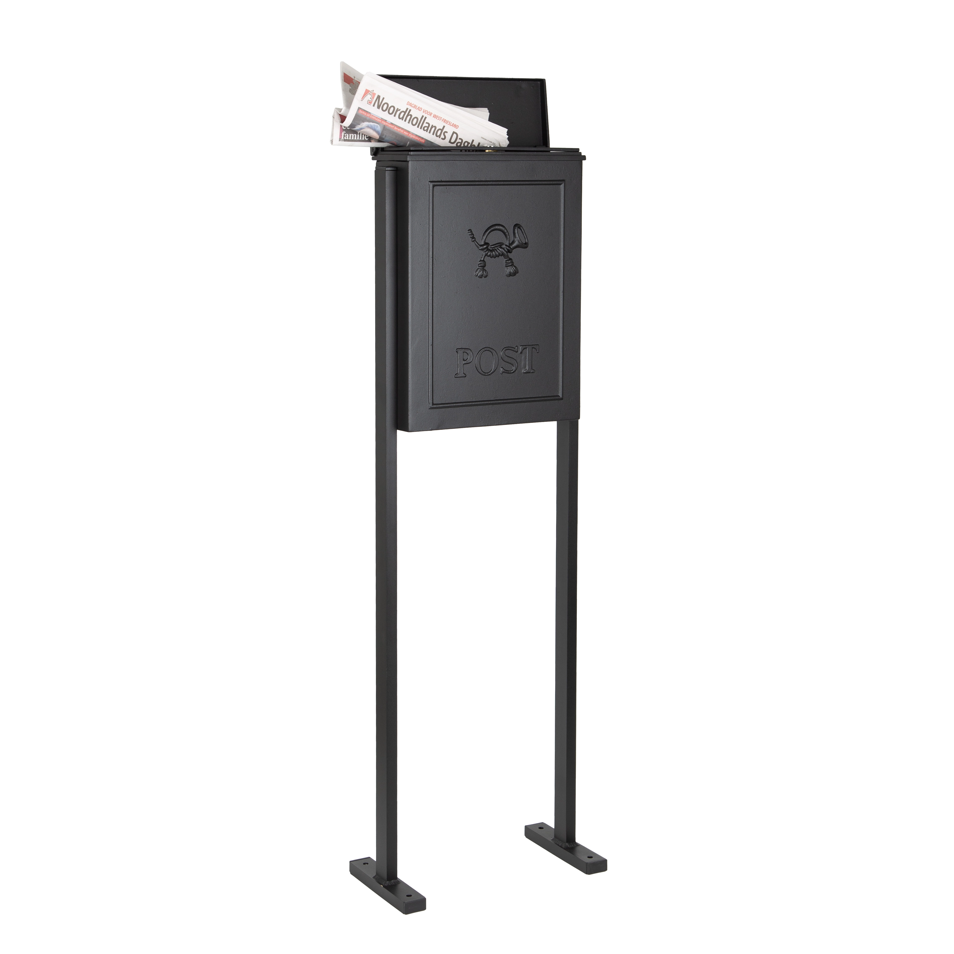 Mailbox Postbox B9A in frame - black KS Verlichting 8714732529747