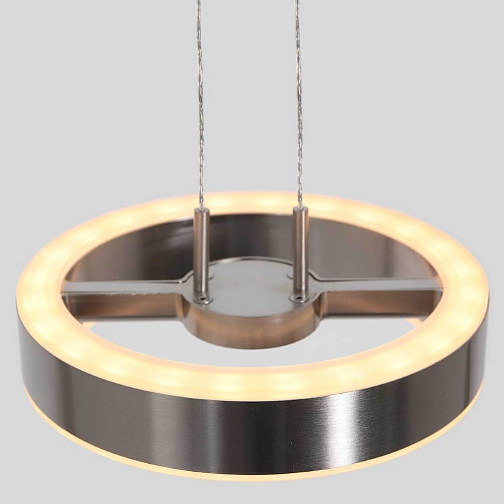 Sleek LED pendant light Piola Stainless steel Steinhauer 8712746167306