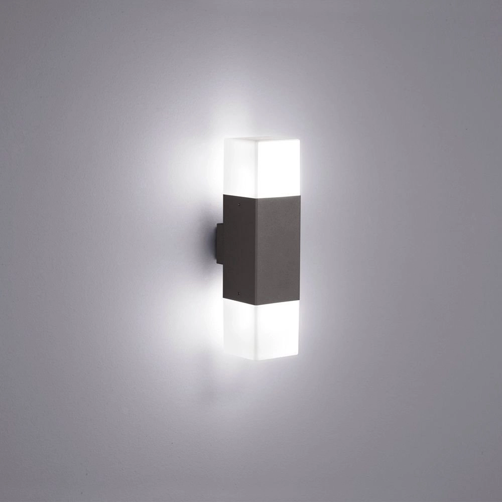 LED outdoor lamp Hudson LED 2-light anthracite Trio 4017807241525