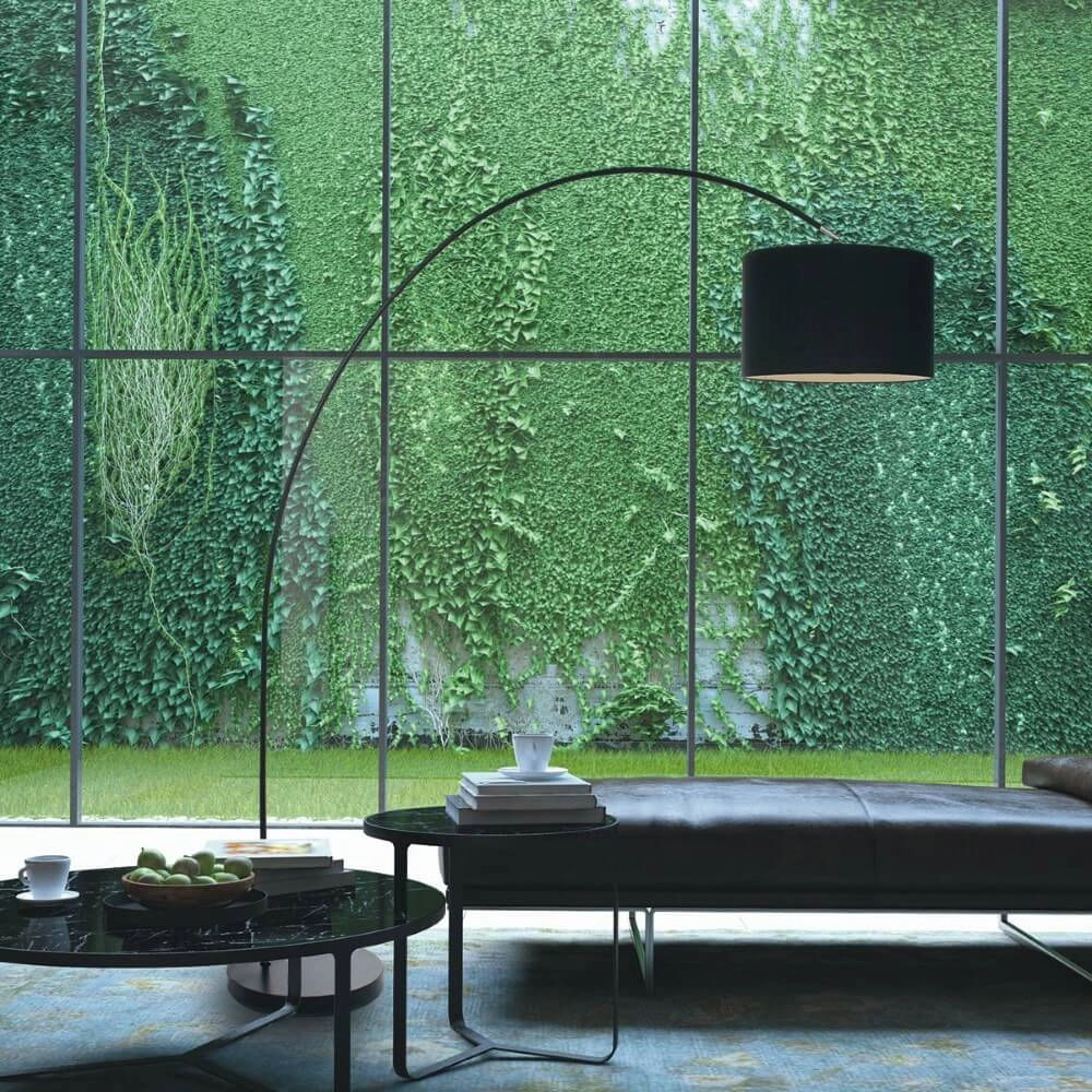Black arc lamp Solva Steinhauer 8712746123333