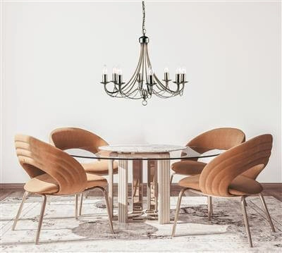 Large chandelier Maypole Searchlight 5013874300133