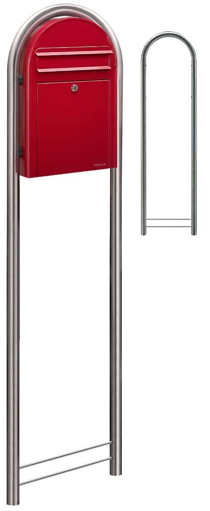 Mailbox Classic S 3001 Bright red Bobi 6417237039057