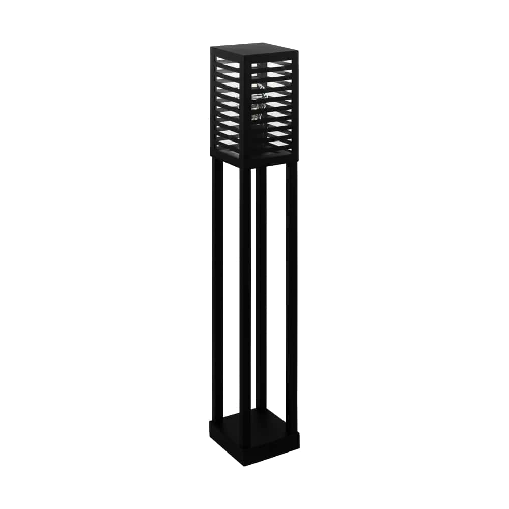 Black patio lamp Alamonte 3 100cm