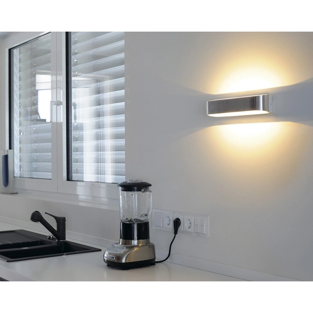 LED wall lamp Asso 300 2x5w - 3000K - 30cm metal gray SLV 4024163142243