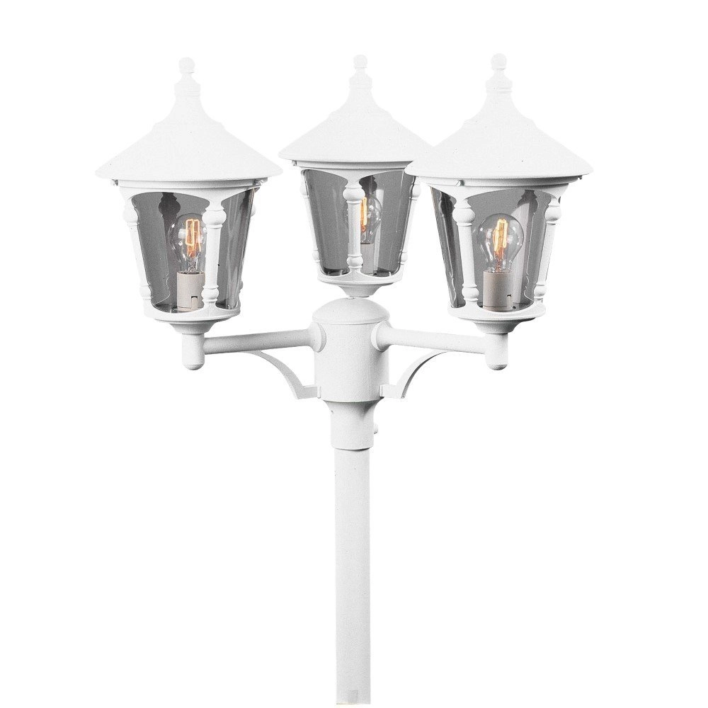 Lantern lamp Virgo 3-light white KonstSmide 7318305732506
