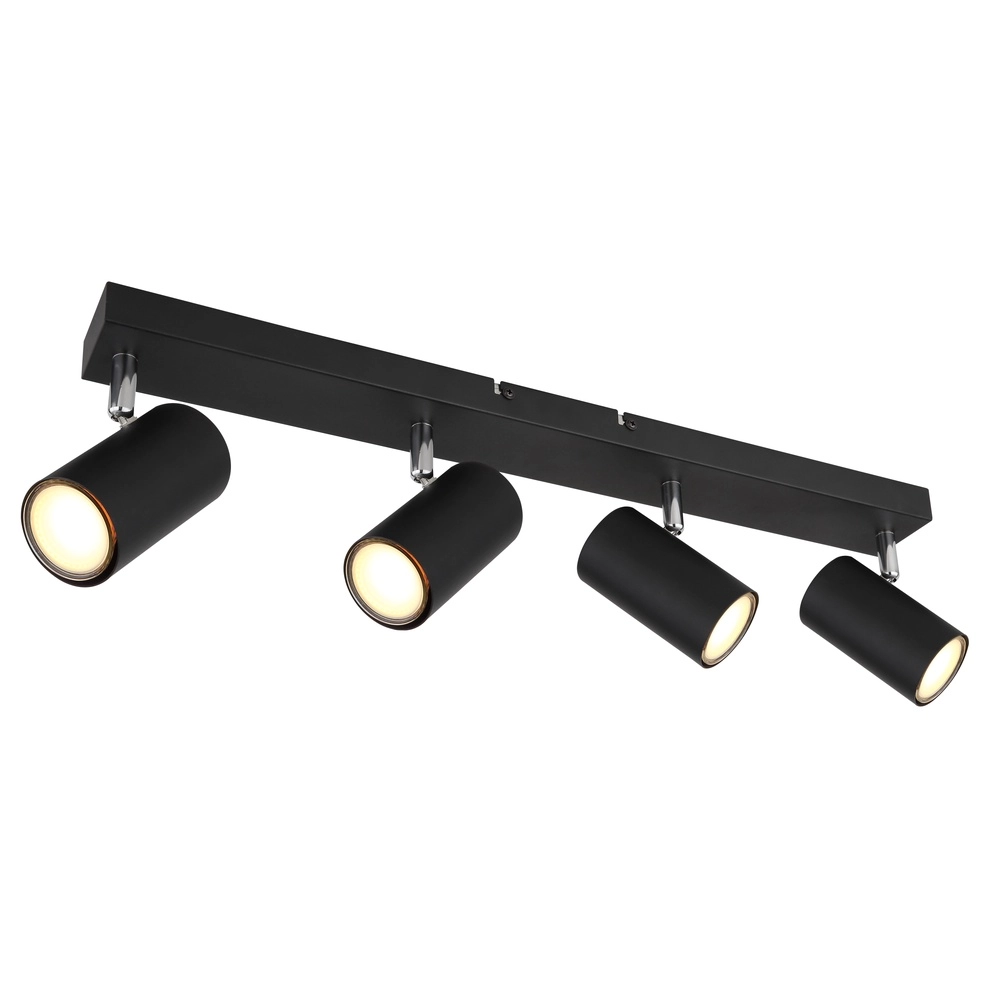 Ceiling lamp 4-lights Robby Black