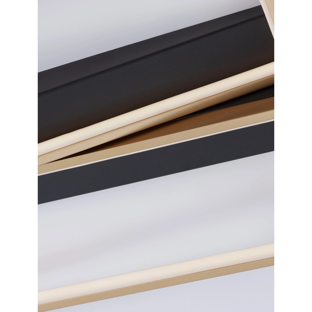 Design ceiling lamp Elize black with gold Lyora 5212017433145