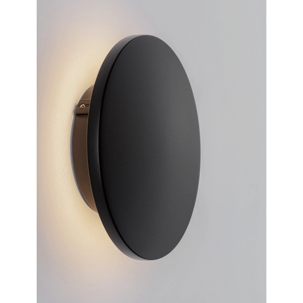 Round wall lamp Copper black Ø 13.5cm
