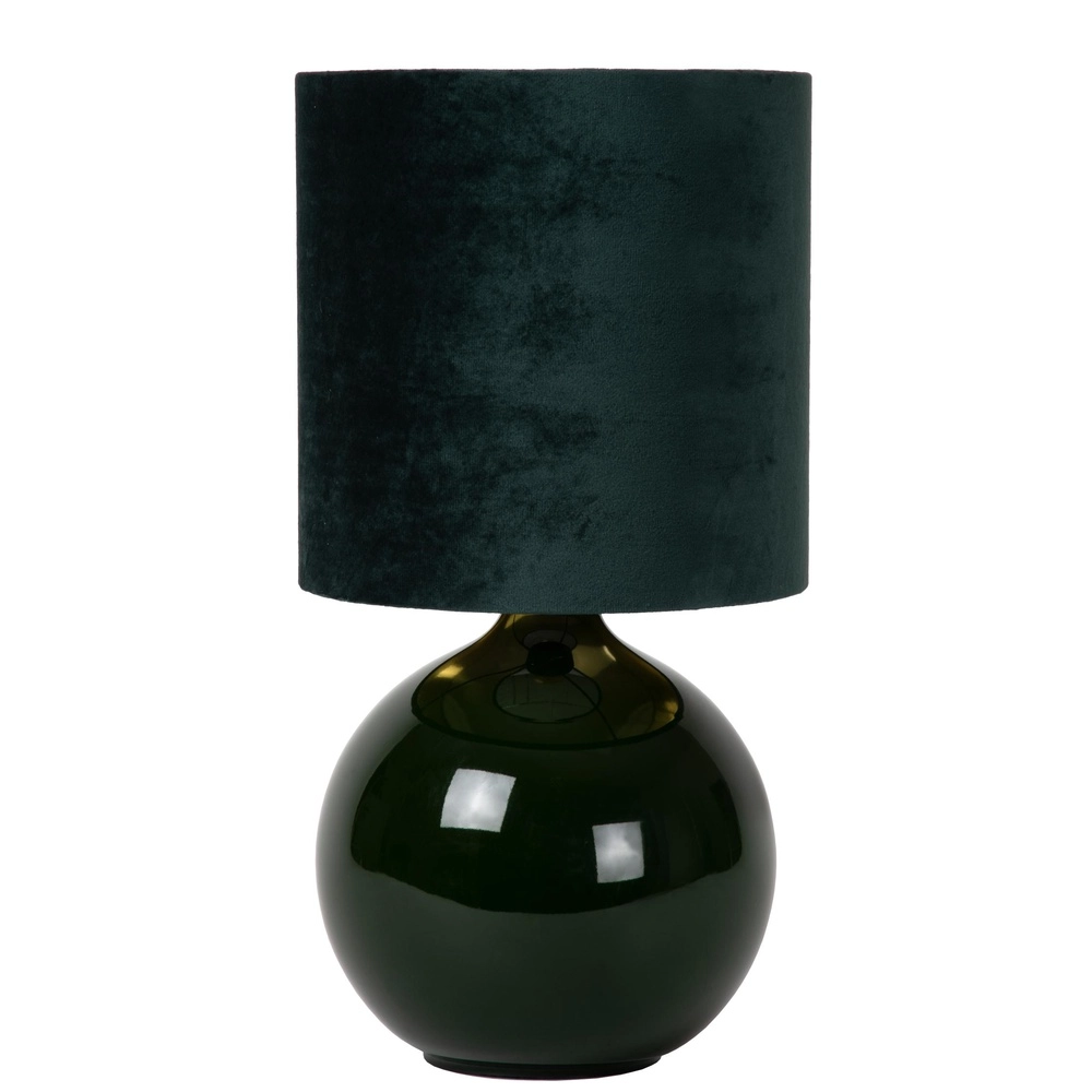 Green table lamp Esterad Ø 24cm