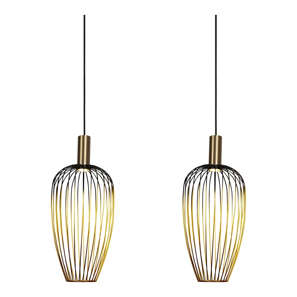 3-light wire lamp Aurelie Gold Lucide Vibes 5411212212290