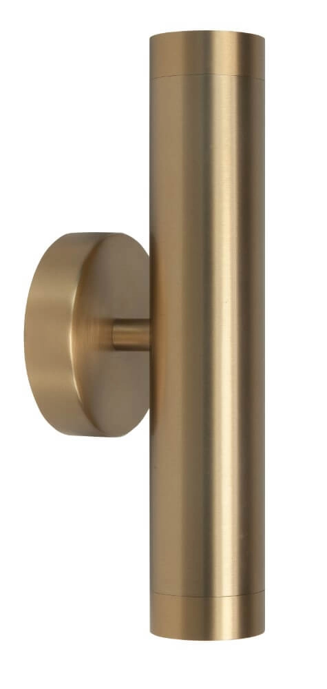 Matt gold wall spotlight Perugia up & down