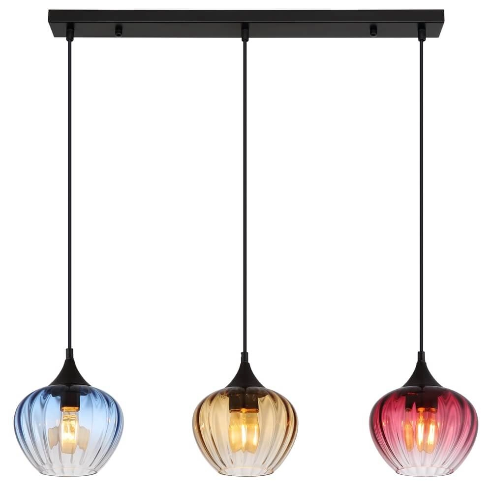 Pendant lamp Sander 3-light Globo 9007371471591