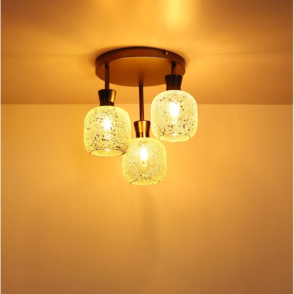 3-light ceiling lamp Brokana gunmetal Globo 9007371572465