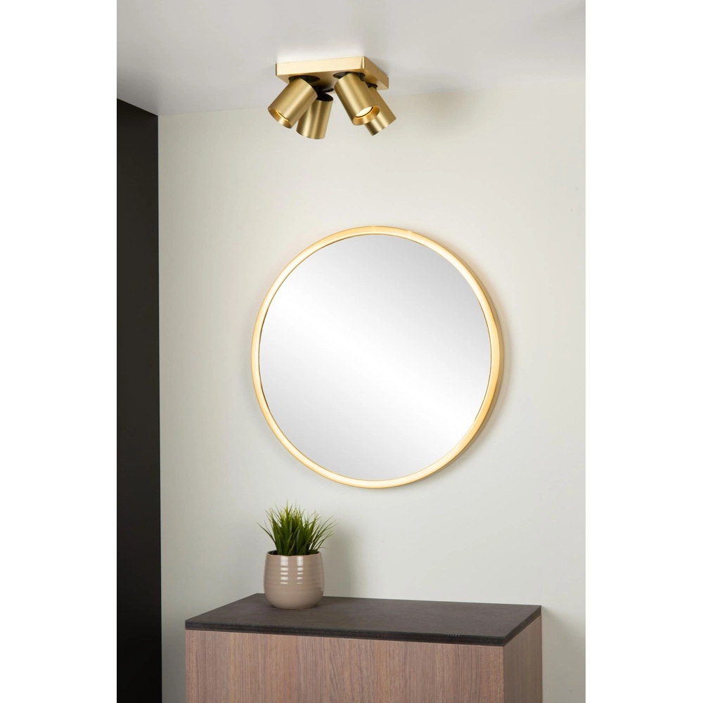 Ceiling spotlight Nigel 4-light gold Lucide 5411212093011