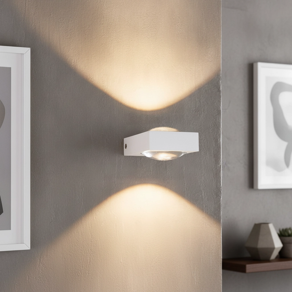 LED wall spot Jena 2x3w - 2700K white