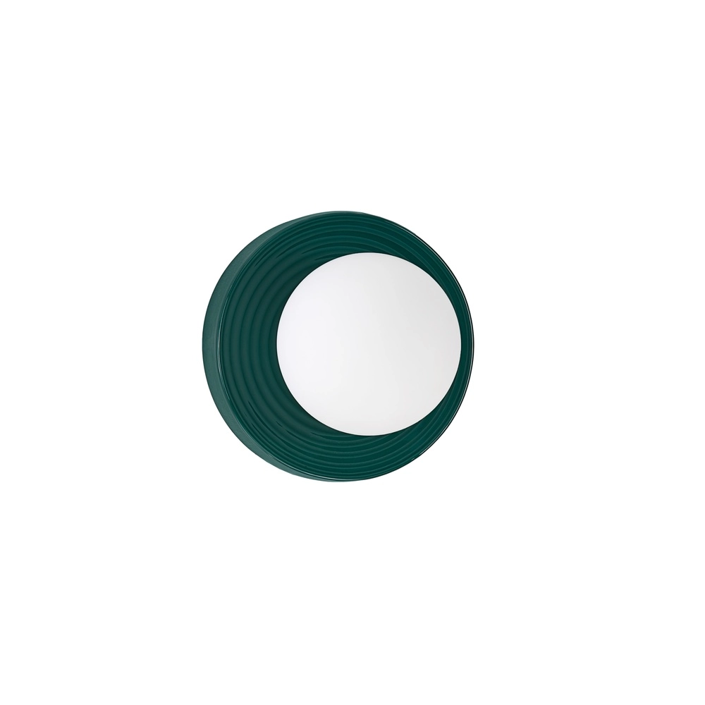 Wall lamp Orbique green Ø 22cm Lyora 5212017483881