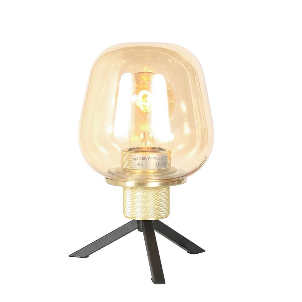 Table lamp Reflexion Ø 14cm - with amber glass