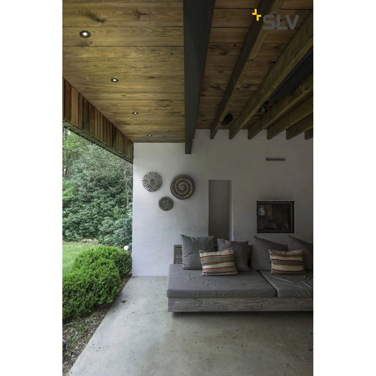 Recessed spotlight Varu IP65 - black SLV 4024163221689