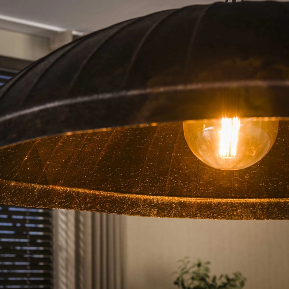 Industrial office lamp Guard Ø 90cm - smoked brown Lyora 8716803511514
