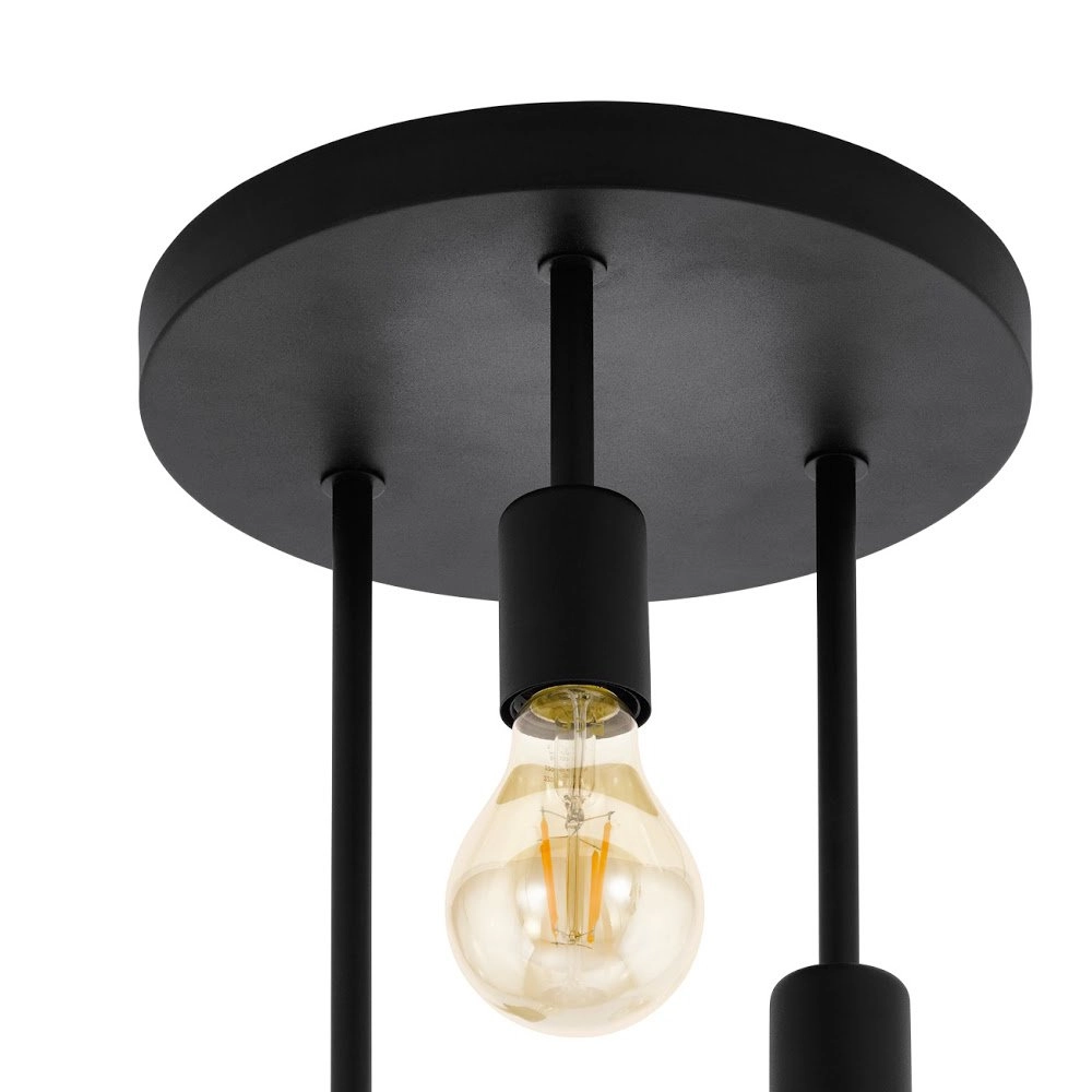 Black ceiling lamp Wilmcote Eglo 9002759431266