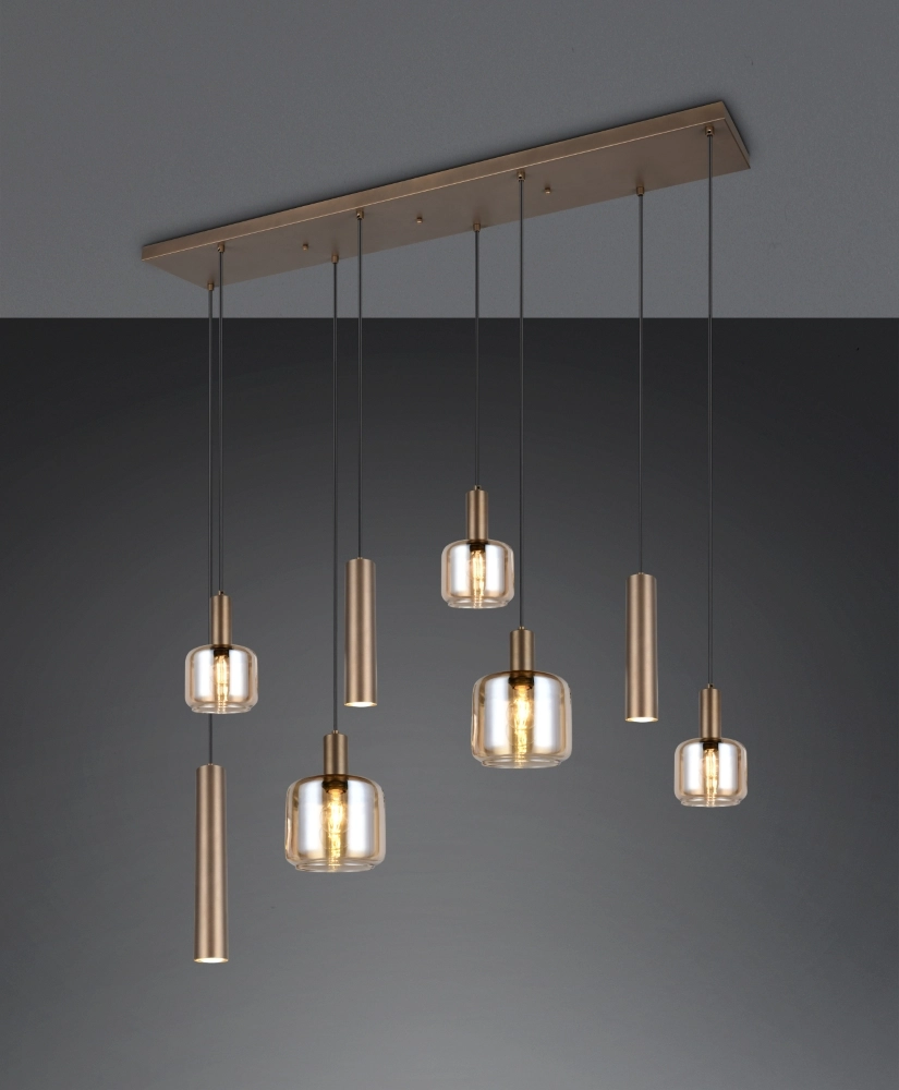 Design pendant lamp Mataro 8-light (3x GU10)