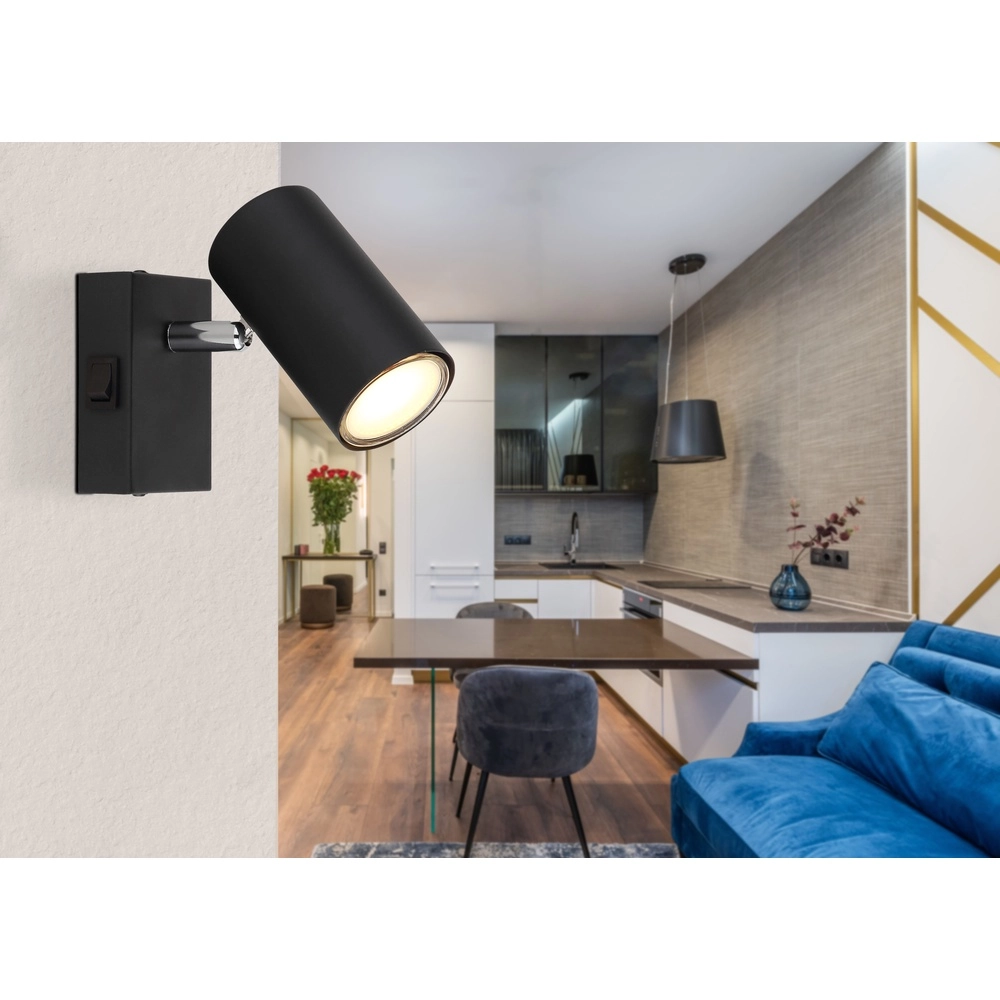 Surface-mounted spot Robby Black Globo 9007371430512