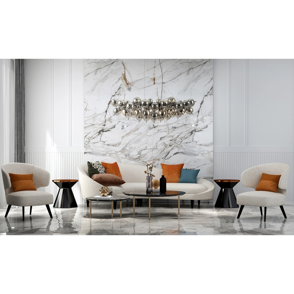 Unique pendant lamp Udo smoke glass 100cm Globo 9007371471263