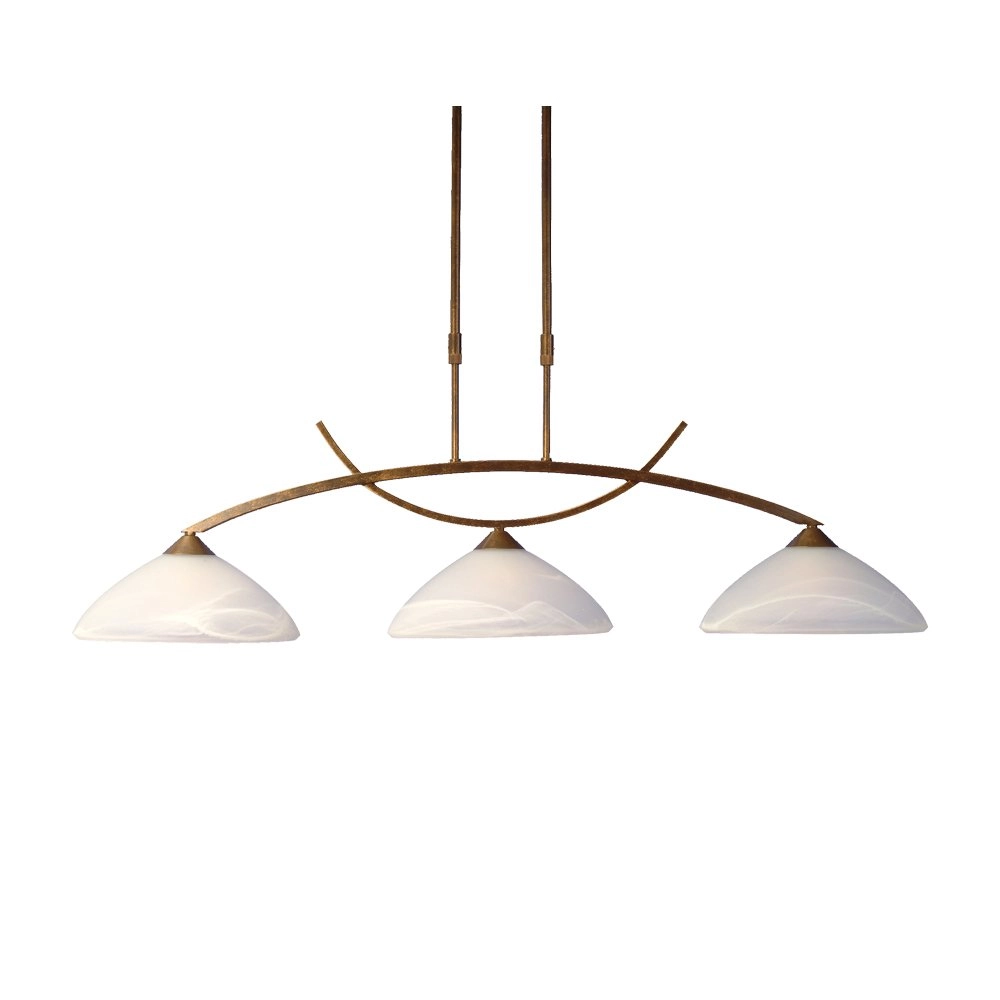 Dining room hanging lamp Verona 1 3-light bronze brown