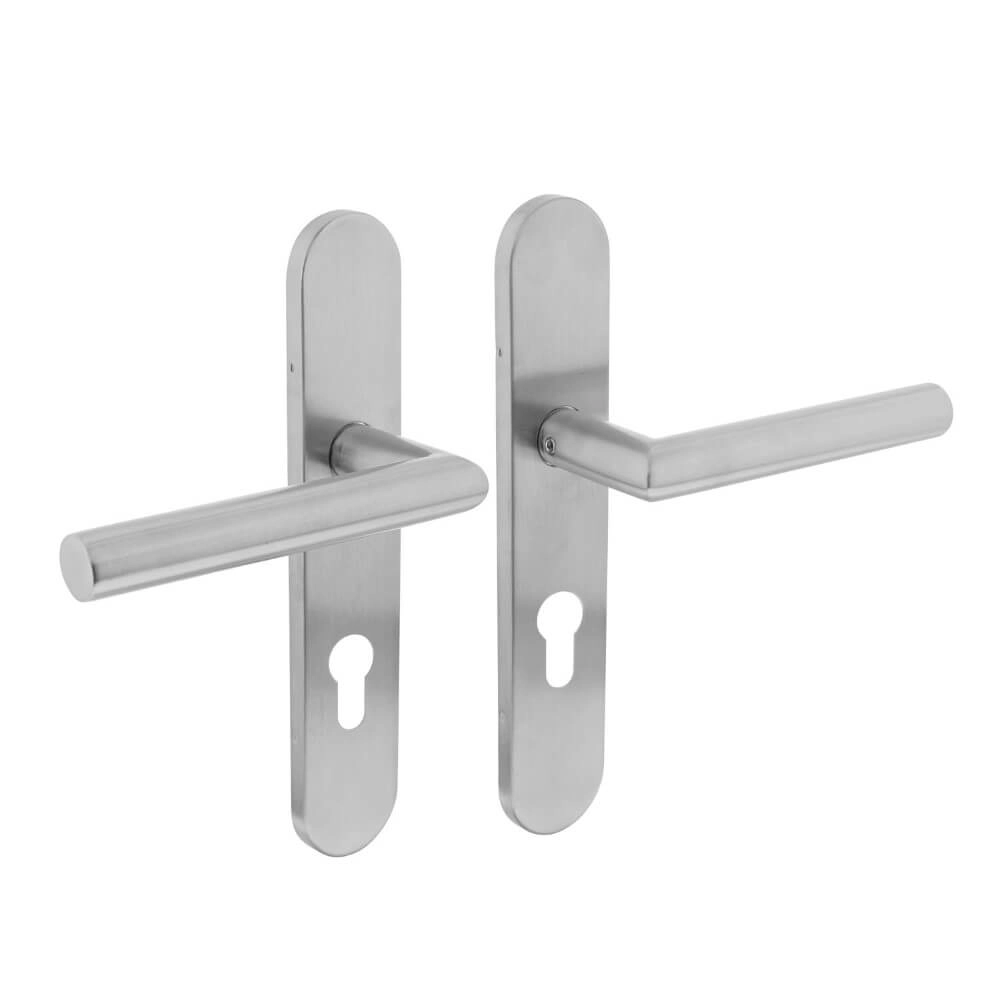 Tight door handle Hoek 90 PC 72mm stainless steel