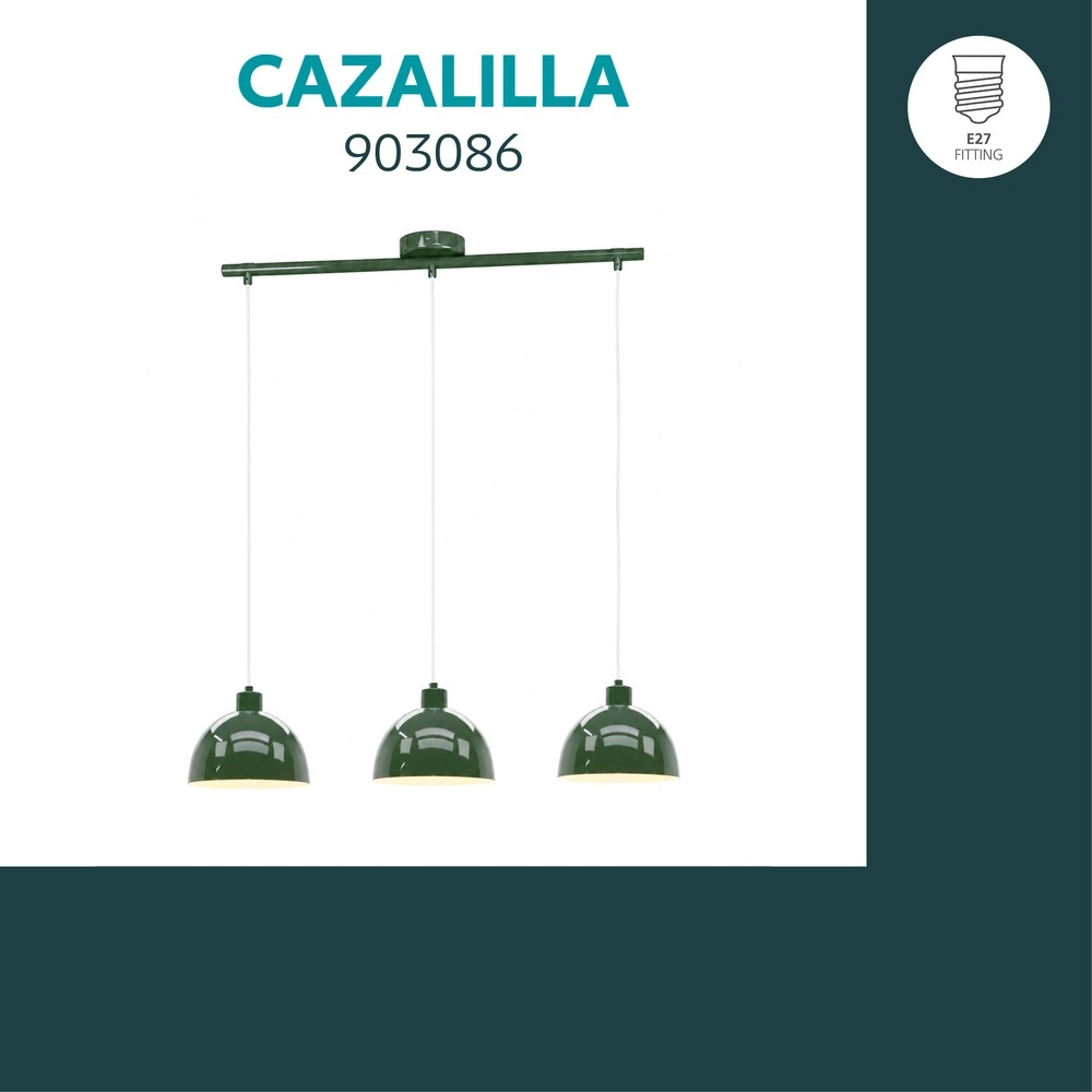 Pendant lamp Cazalilla Green