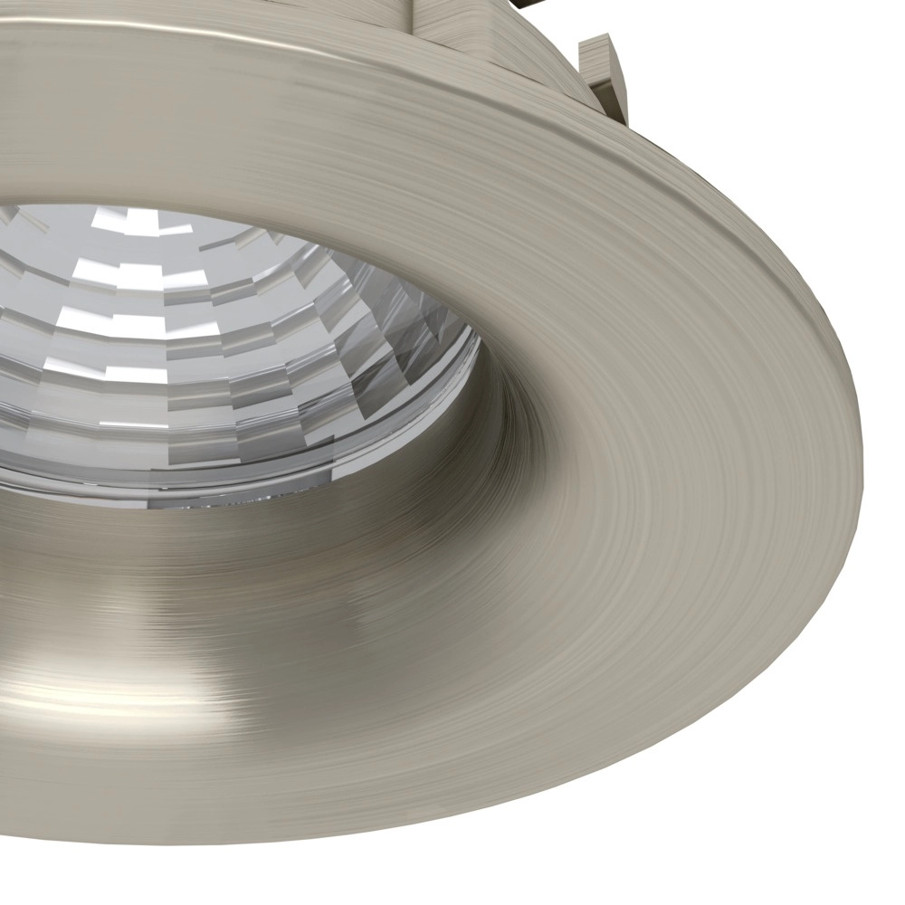 Set of 3 recessed spotlights Saliceto nickel Eglo 9008606358823