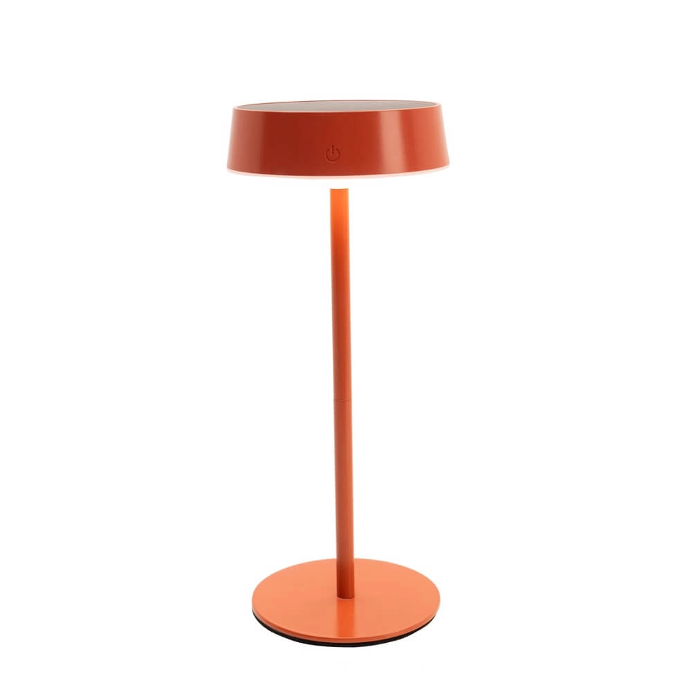 Sleek table lamp Simeri Hybrid Red