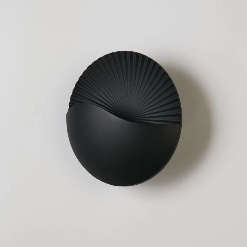 Modern wall lamp Sunrise black Lyora 5053423289038