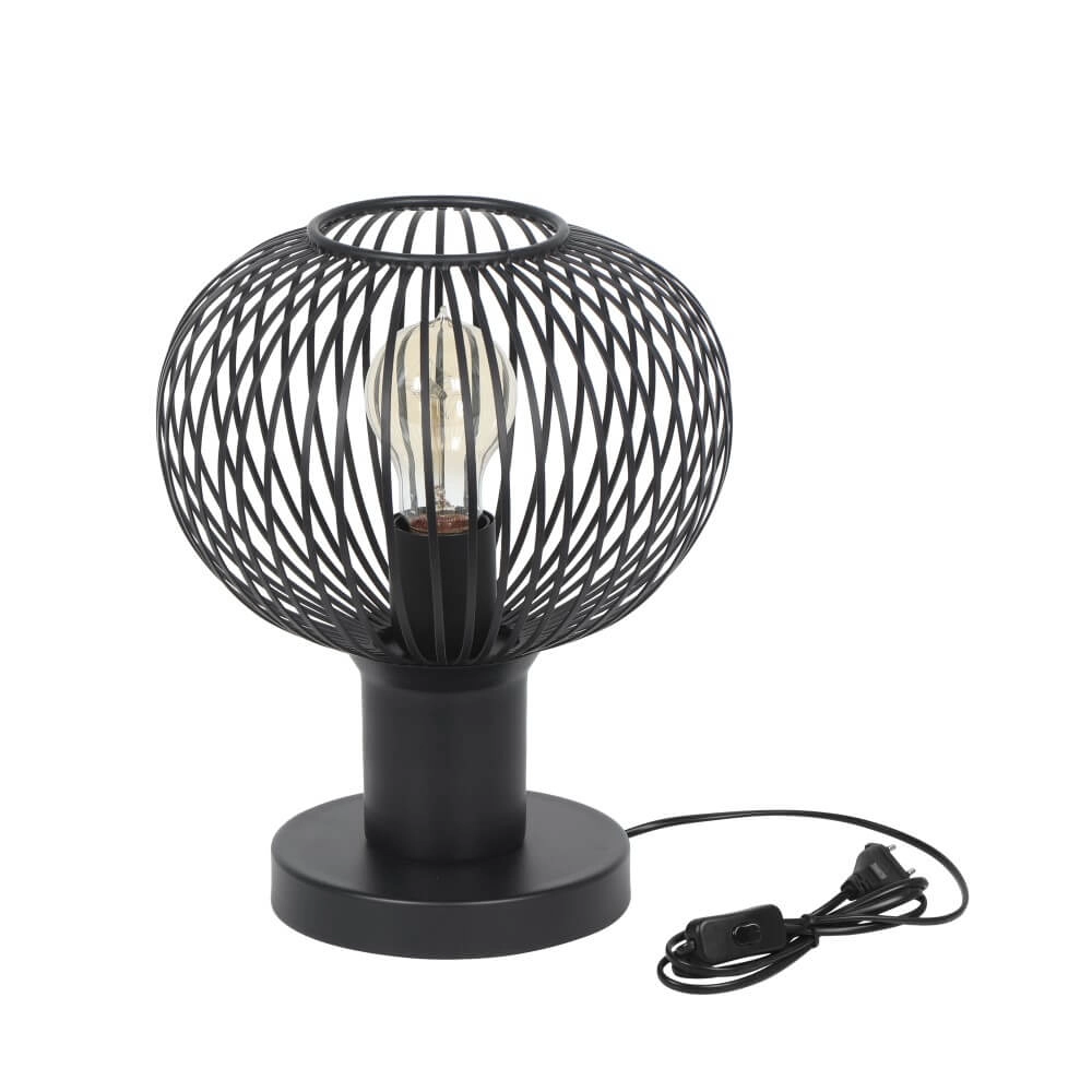 Wire table lamp Gila Ø 23cm - black Trio 4017807629071