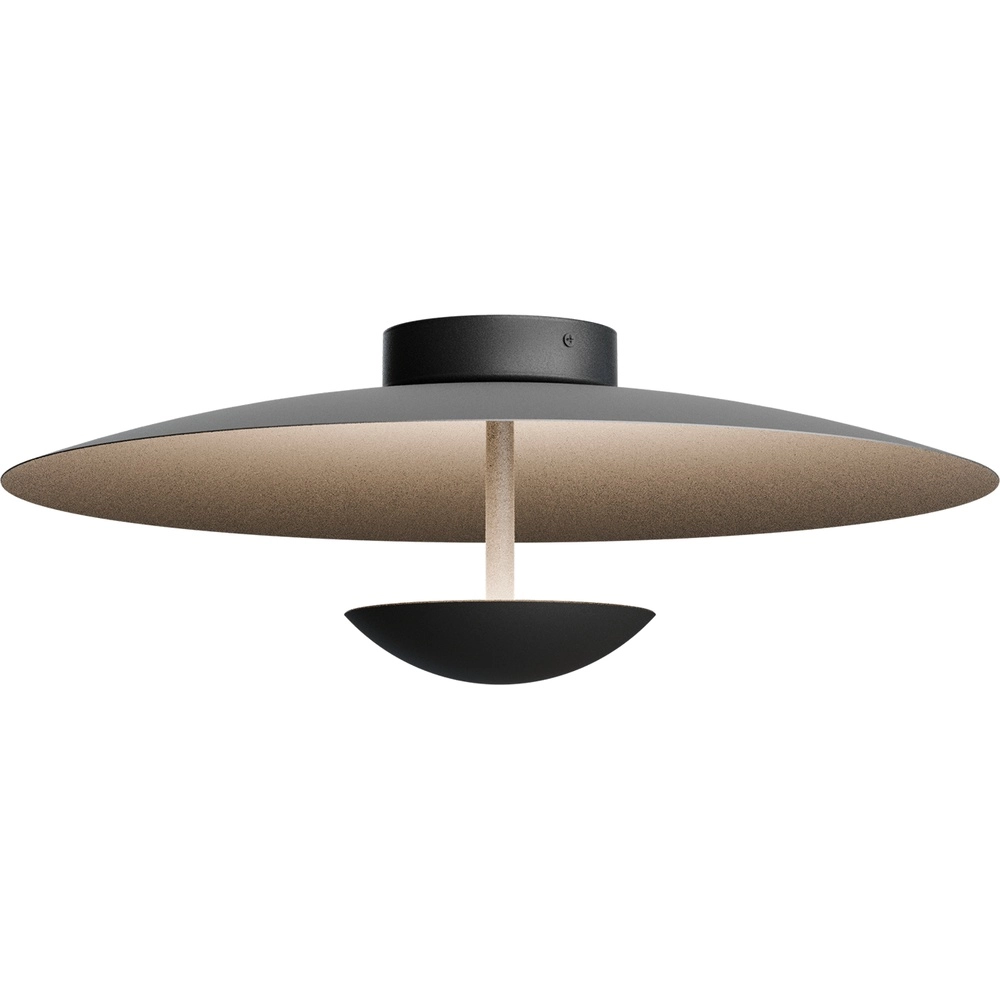 Ceiling lamp 16cm Scala Ø 45cm black