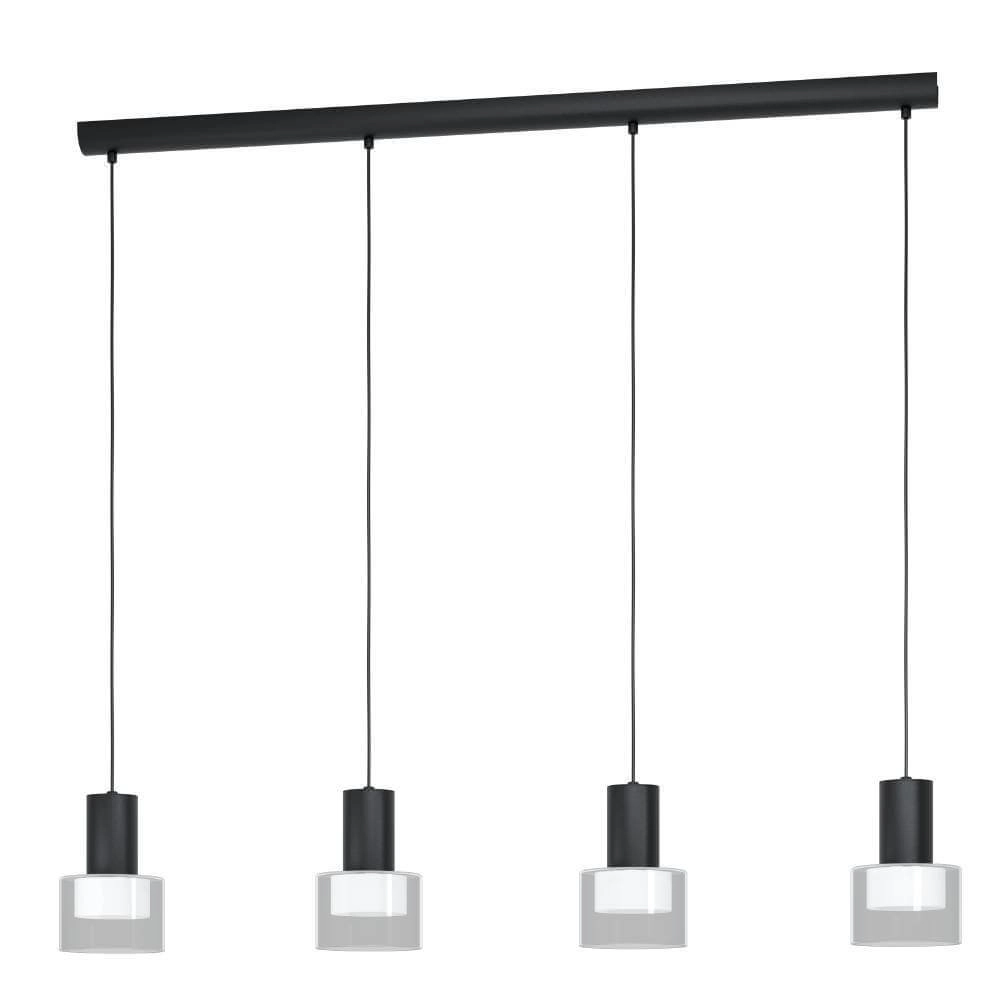 Dining room hanging lamp Molineros black - led