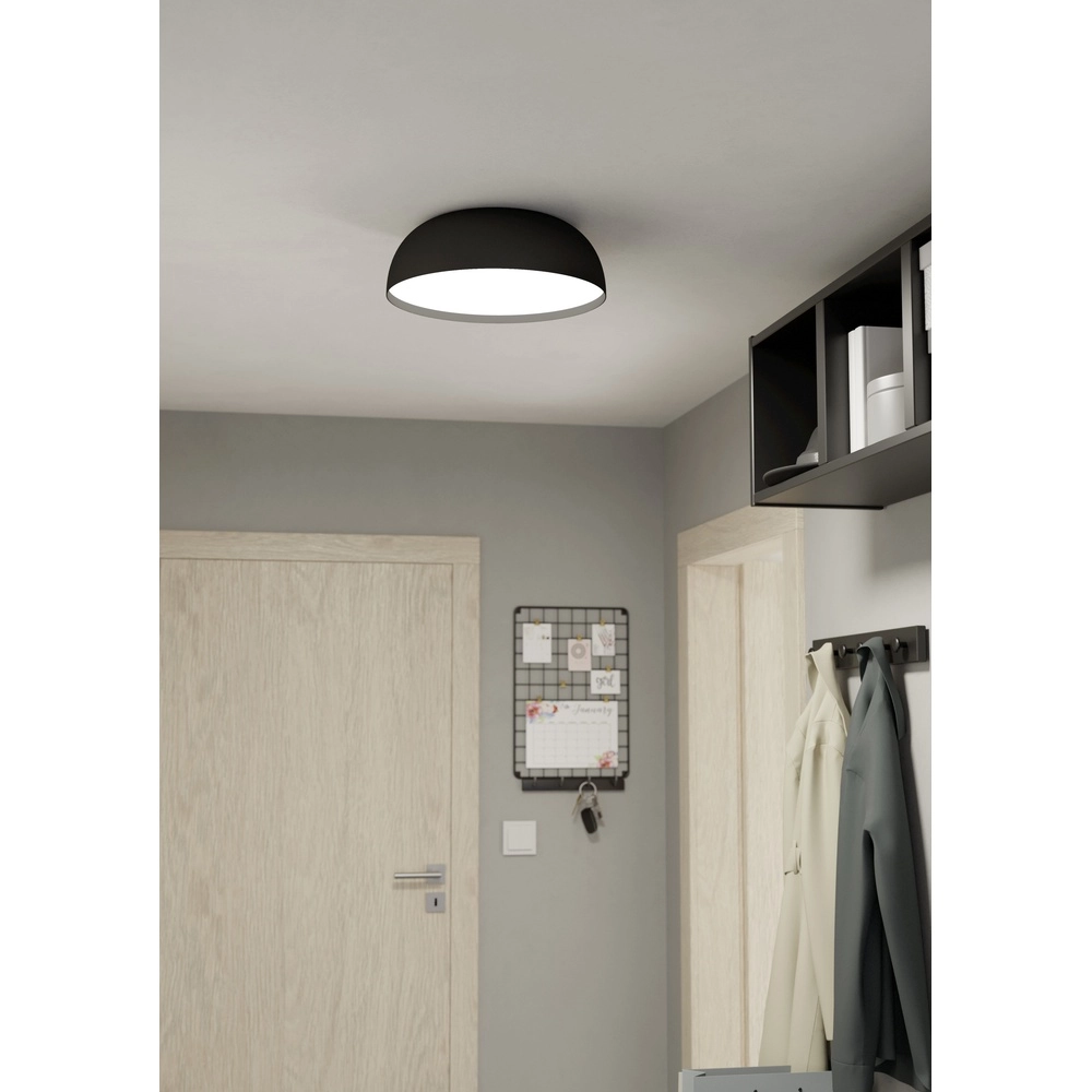 Zigbee ceiling lamp Tollos-Z Ø 40cm - black Eglo 9008606243792