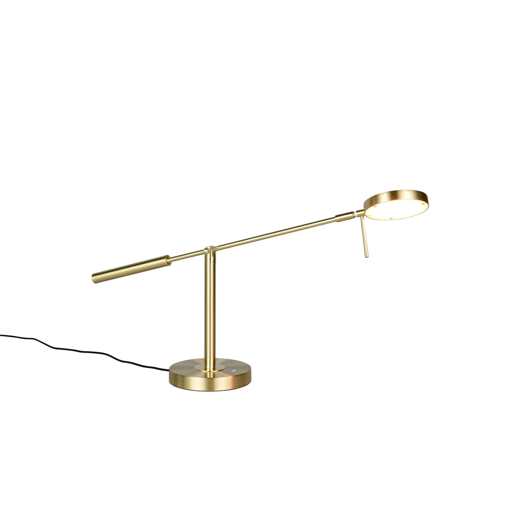 Desk lamp Monza brass Trio 4017807693294