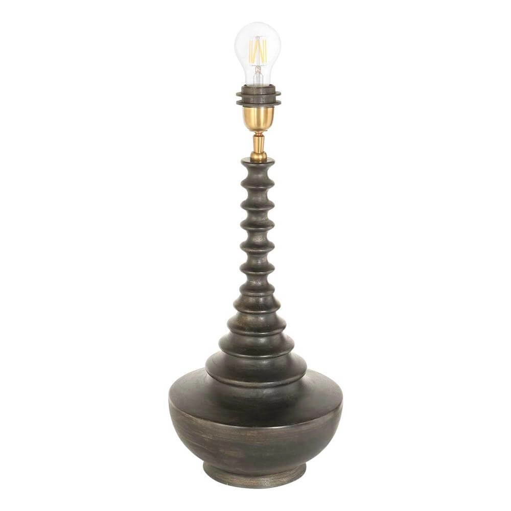 Unique table lamp Bois with bamboo shade Steinhauer 8712746172553