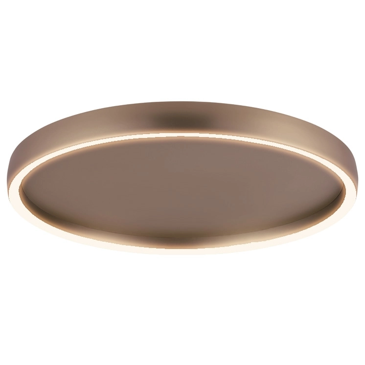 Ceiling lamp Trabuco black with brown Ø 55cm