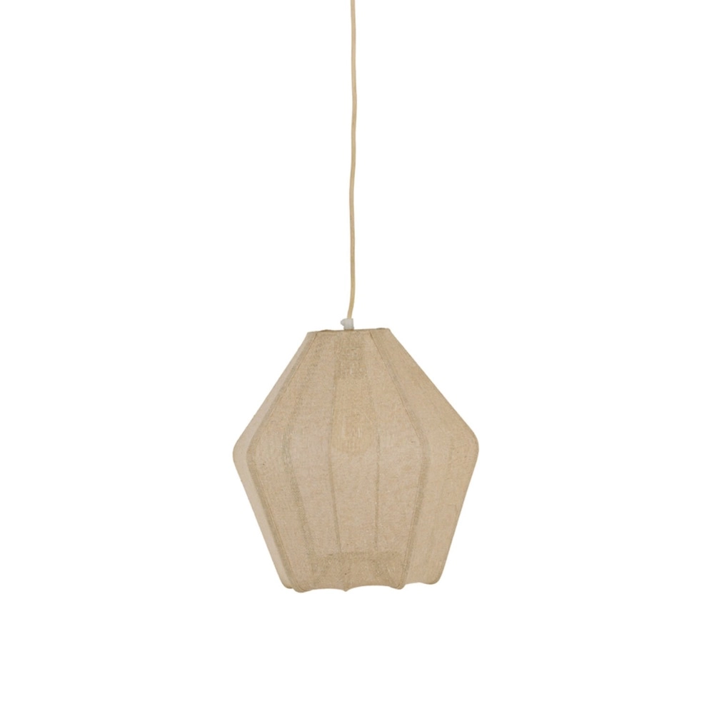 Pendant lamp Tambisan brown Ø 34cm