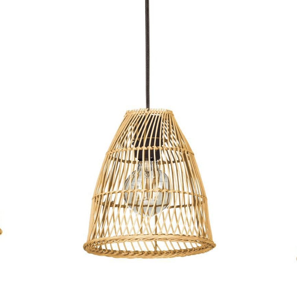 Dining room hanging lamp Ayesgarth with thatched roofs Eglo 9002759438678